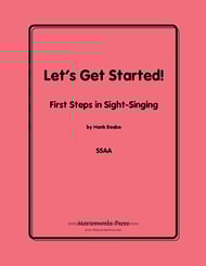 cover Let's Get Started! Digital File Reproducible PDF cover